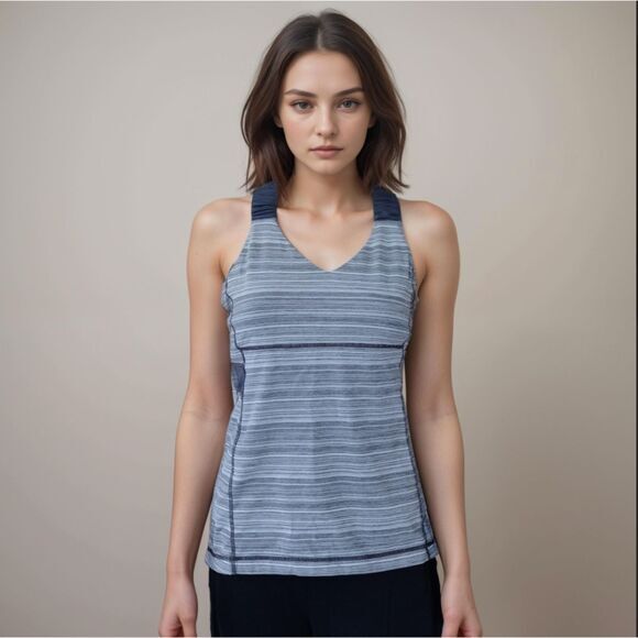 Lululemon Push Your Limits Tank Grey Sz 4 *check Measurements* - Picture 1 of 10